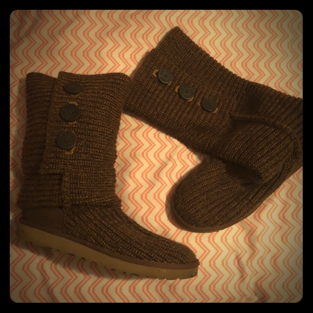 Tall Knit uggs size 10